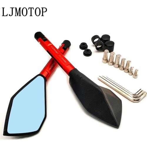 Motorcycle Mirrors Moto Side Rearview Mirrors CNC Aluminum For BMW K1200S K1300S/R/GT K1600GT/GTL R1200GS ADVENTURE R1250GS