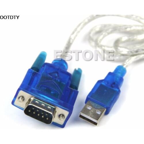 USB to RS232 Serial Port 9 Pin DB9 Cable Serial COM Port Adapter Convertor New