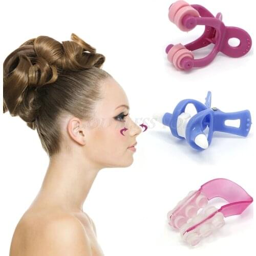 3Pcs Nose Up Clip Bridge Lifting Shaping Shaper Clipper Straightening Beauty Nose Clip Facial Clipper Corrector Drop Shipping