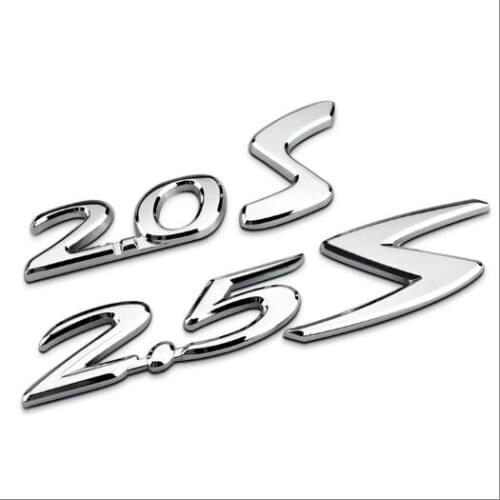 1X Car Rear Badge Emblem ABS Genuine OEM '2.5S' 6 3 Sport Sedan Hatchback Car Styling