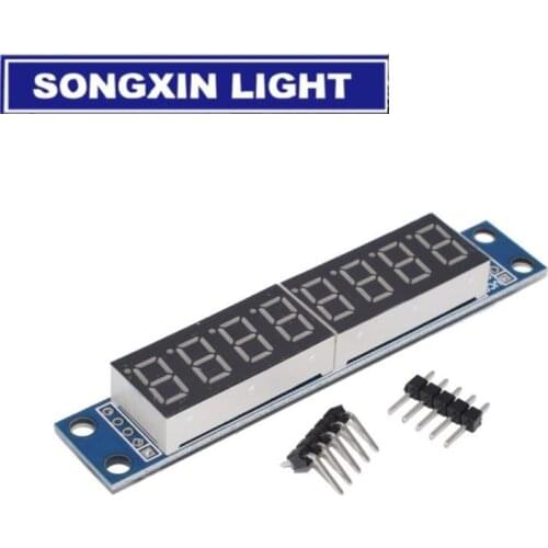 10pcs MAX7219 CWG 8-Digit Digital Tube Display Control Module Red Three IO