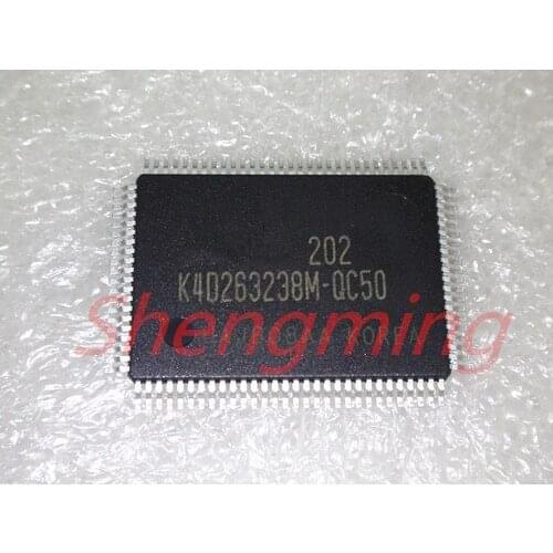 5PCS K4D263238M-QC50 QFP