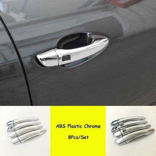 ABS Chrome For Peugeot 508 Allure SW GT 2019 Car door protector Handle Decoration Cover Trim Car Styling Accessories 8pcs
