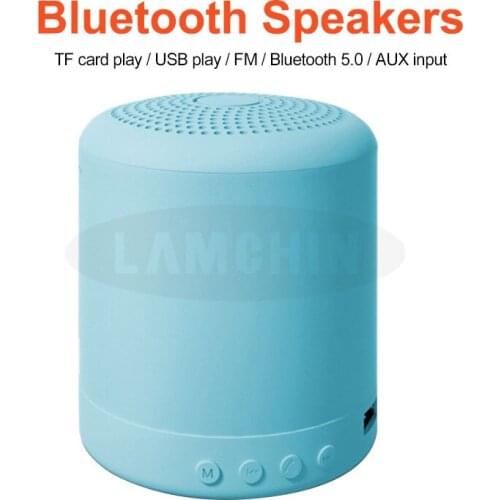 Macaron Stereo Wireless Speaker Music Waterproof Loudspeaker Outdoor Bathroom Showers Subwoofer Mini Portable Bluetooth Speaker