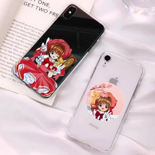 Yinuoda Sakura Card Captor Phone Case for iPhone 11 12 pro XS MAX 8 7 6 6S Plus X 5S SE 2020 XR case