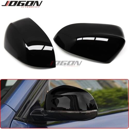 Pair For BMW X3 G01 18-20 X4 G02 X5 G05 X6 G06 X7 G07 2019 2020 Gloss Black Side Rear View Mirror Cover Case Shell Cap Replace
