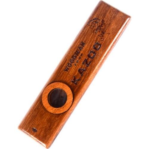 Musical instruments wooden Kazoo dizi with dimo folk accompaniment instrument ebony wood kazoo flute