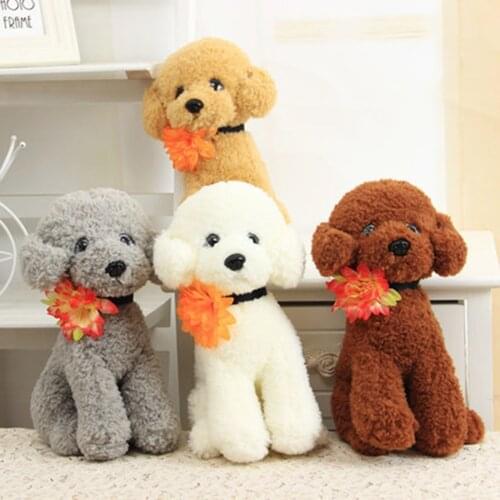 Kawaii stuffed animals toy Plush Teddy Dog Doll Cute Simulation Stuffed Animal Puppy Dog Doll Toys Gift kawaii stuffed toys