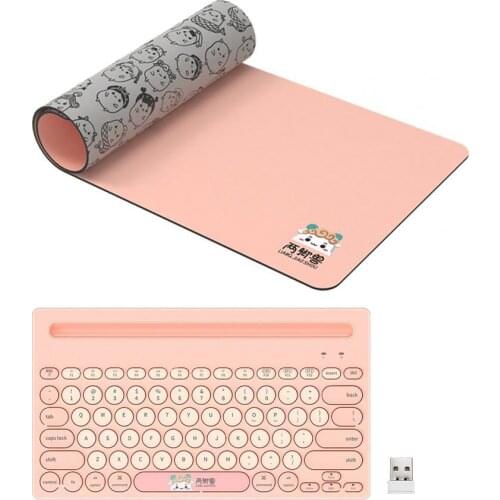 Computer Keyboard with Mouse Pad Quick Response 2 Colors 79 Keys Wired/Bluetooth-compatible/2.4G Gaming Laptop Keyboard