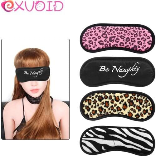 EXVOID Eye Mask Masquerade Eyeshade Cover BDSM Bondage Slave Restraint Sex Toys for Couples Flirting Sleep Eye Patch Blindfold