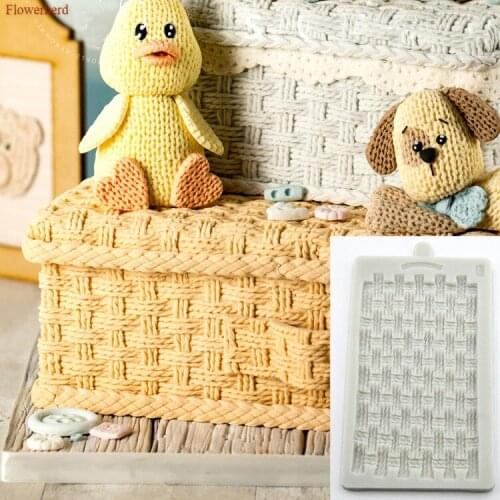 New Fondant Cake Mold Wool Pattern Liquid Silicone Mold Cake Edge Baking Tool Chocolate Mold Cake Decorating Tools