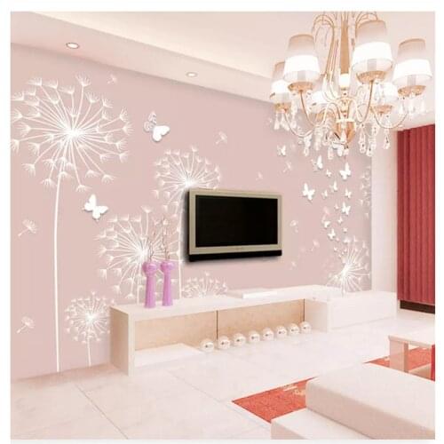 Custom 3d wallpaper simple modern style hall bedroom TV background mural high-grade waterproof material