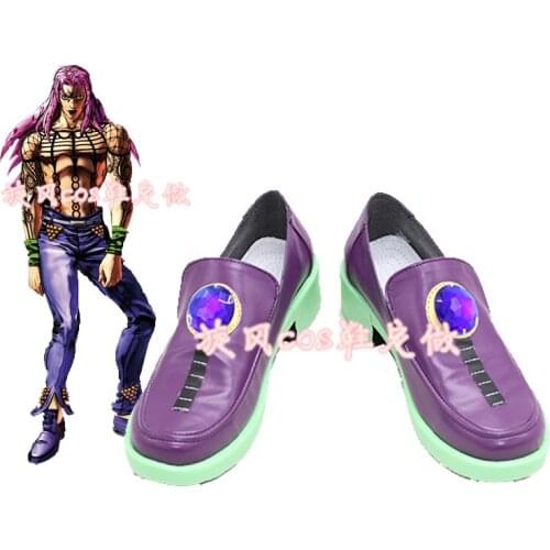 JoJos Bizarre Adventure Vento Aureo Golden Wind All Star Battle Eyes of Heaven Passione Diavolo Anime Game Cosplay Shoes X002