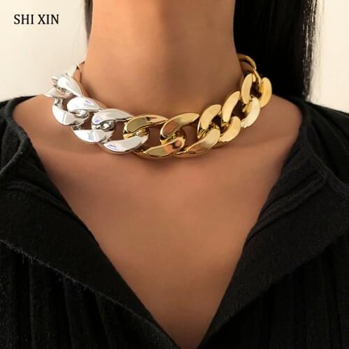 SHIXIN Gold Chokers