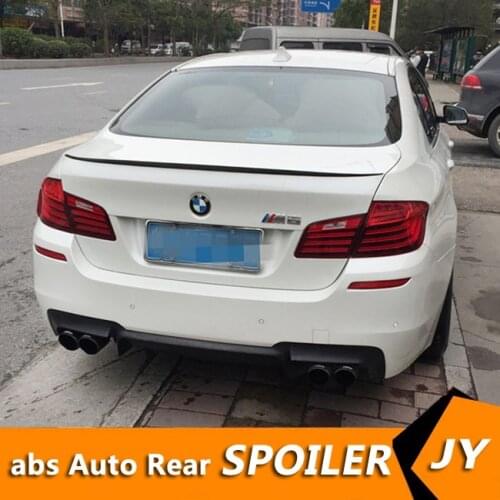 For BMW F10 F18 Spoiler 2012-2016 BMW M5 520 525 528 535 Spoiler High Quality ABS Car Rear Wing Spoiler