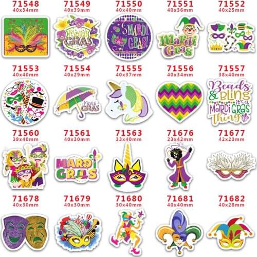 Mardi Gras character flatback resin planar resin Pr71548