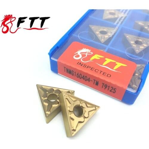 TNMG160404 TM T9125 External Turning Tools Carbide insert High quality Lathe cutter Tool Tokarnyy turning insert