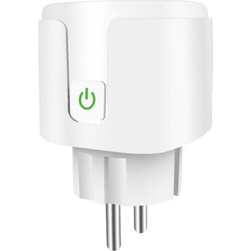 Tuya WiFi Socket Adaptor Outlet Smart Life APP Voice Timer for Google Home Amazon Alexa Light Wall Power Monitor EU Plug