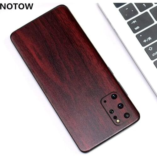 NOTOW Luxury Wood Skin Phone Sticker protective film Back Body Protective for Samsung S20/S20+/S20ultra/S10/S10+/Note10/Note10