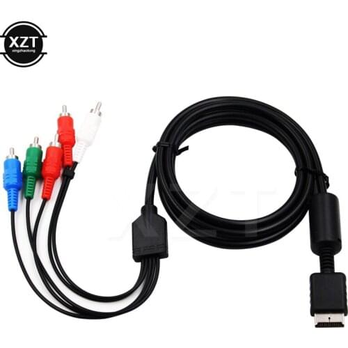 1.8M HDTV AV Audio Video Cable Component Cable Cord 480P Game Conversion Adapter Cable For Sony PS2 PS3 Cable