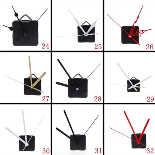 1 Set Quartz Clock Movement Mechanism Hands Wall Repair Tool Parts Silent Kit Set DIY Repair Parts Wall Clock Movement