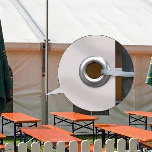 100 Sets Grommet Setting Tool Eyelet Kit for Fabric Canvas Curtain Clothing