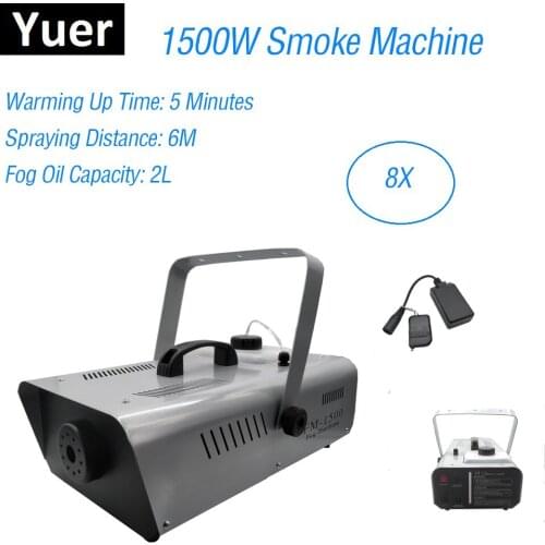 1500W Fog Machine / Smoke Machine / Professional 1500W Fogger For Wedding Home Party Stage Dj Equipment Controlador Dj Light