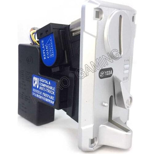2pcs JY-133A Coin Selector CPU Comparable Vending Machine Coin Acceptor with LED for Arcade MAME Game Cabinets Casino slot
