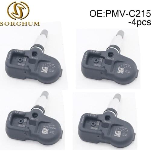 4PCS Tire Pressure Sensor 433MHZ TPMS PMV-C215 Fits For Toyota Land Cruiser For Prado C-HR Camry For Le-xus