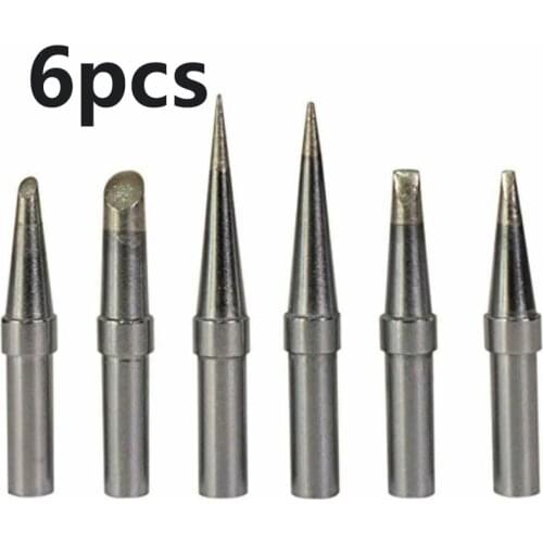 6Pcs/Set Replacement ET Soldering Iron Tips For Weller WE1010NA WESD51 WES50/51 Tools Accessories Fast Shipping