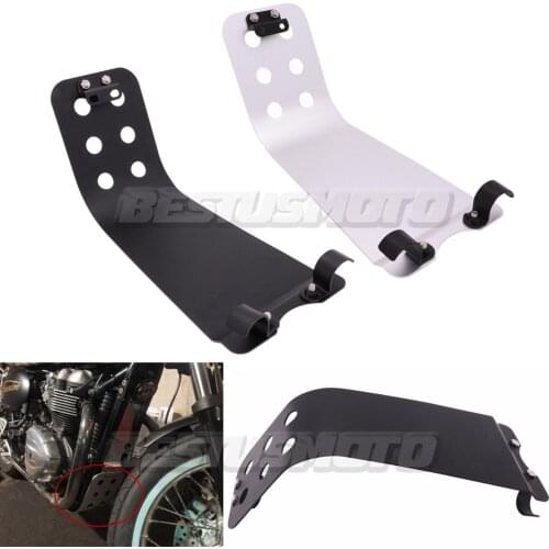 Motorcycle Aluminum Engine Guard Skid Plate For Triumph Bonneville T100 SE Thruxton 900 Scrambler Steve Mcqueen