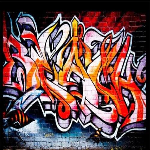 Beibehang behang Custom mural wallpaper picture wild graffiti European style graffiti bar ktv decoration wall papers home decor