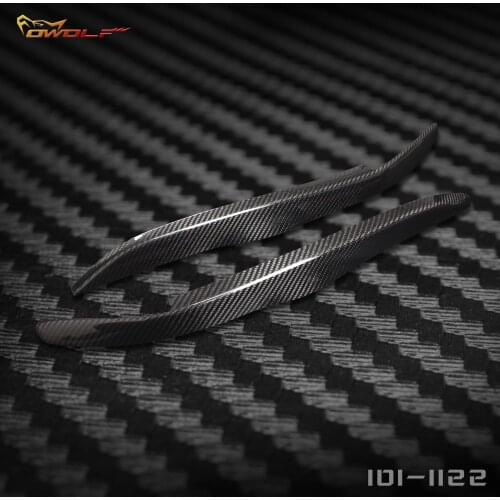 For Subaru Legacy 2006-08 07 Carbon Fiber Lamp Eyebrow 2Pcs