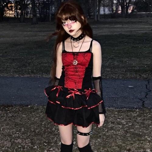 Gothic Black Women's Mini Skirts