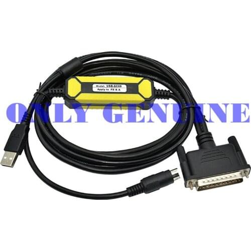 USB-SC09 Cable Mitsubishi FX/Q/A Series PLC to PC USB port connection Cable USB-SC09