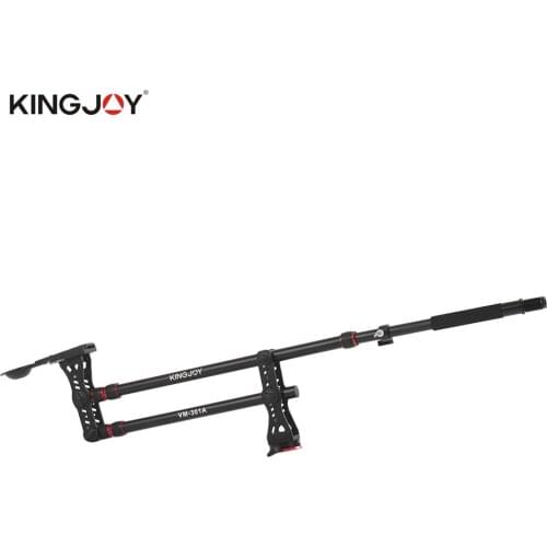 Kingjoy VM-301A Mini Jib Crane Retractable Aluminum Alloy for Filmmaker Making Fluid Video for DSLR Cameras Camcorders