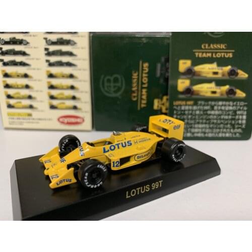 1/64 KYOSHO Lotus 99T Elton Senna 1987 LM F1 RACING #12 Collection of die-cast alloy car decoration model toys