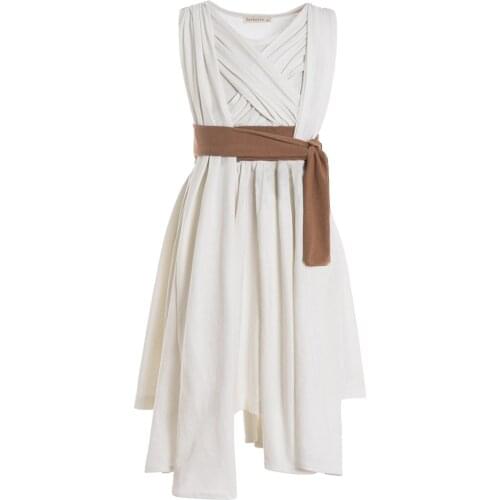 Rey costume,Girls halloween costume,twirl dress Cosplay,Family halloween costume costumes cotton girls dress