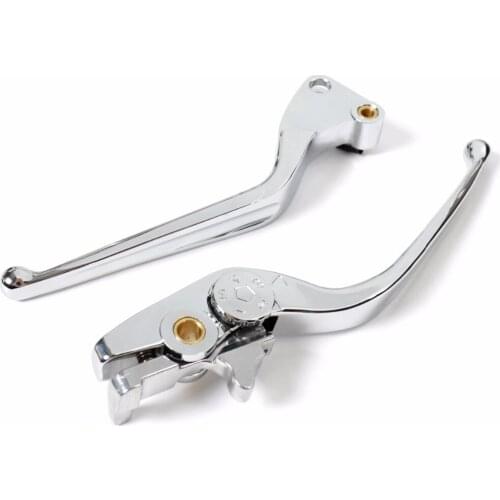 Left&Right Chrome Brake Clutch Lever Set For 2008-2015 Victory Hammer 8 Ball Sport Intl Models