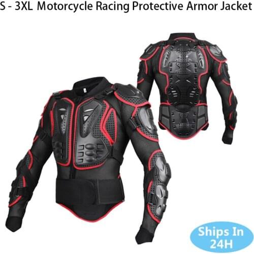 HOT! S-3XL Motorcycle Full Body Armor Protection Jackets Motocross Racing Clothing Suit Moto Riding Protectors Turtle Jackets