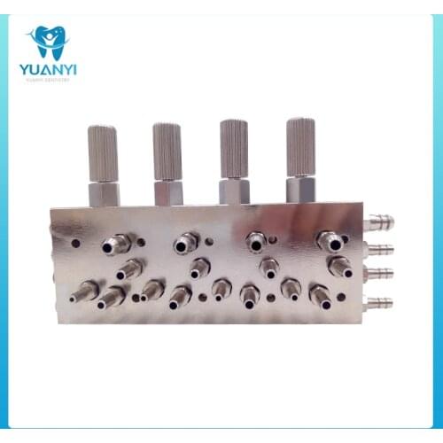 4 in 1 Quadruple Diaphragm Valve Dental Control Chair Air / Water Diaphragm Membrane Valve Dental chair Equipment accessories