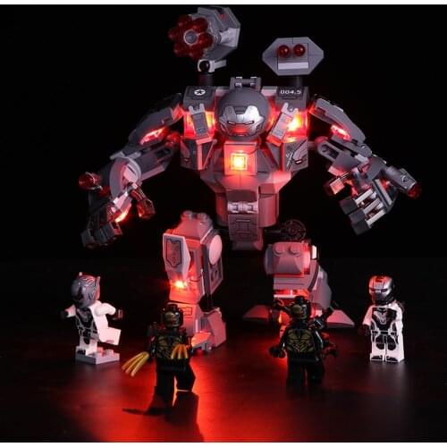 Led Lighting Kit for 76124 alliance Armed Mech building block model kids Toys (LED Lighting set only, No Blocks)