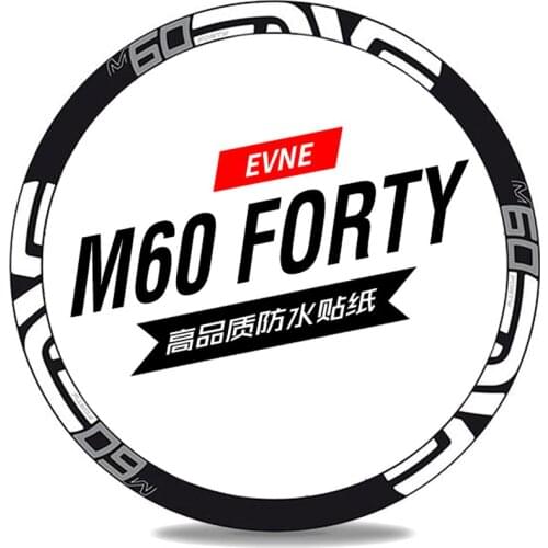 M60 FORTY 26er 27.5er 29er Mountain bicycle sticker MTB wheels decal