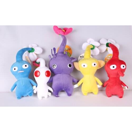 New Pikmin Plush Toy Yellow Red Blue Flower Bud Leaf Lovely Gift For Kids