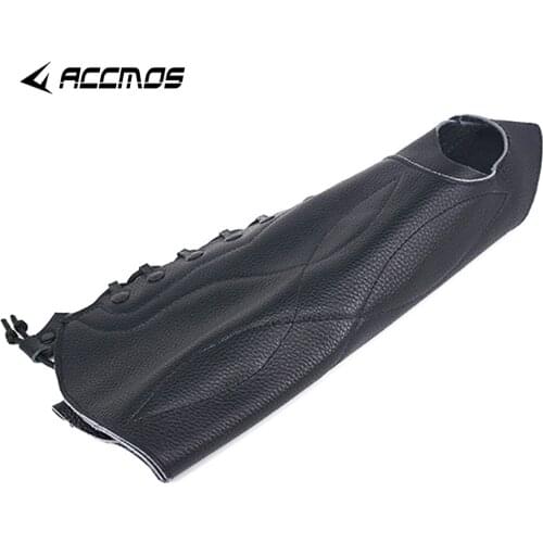 Hunting Archery Arm Guard Cowhide Genuine Leather Adjustable Protection Accessory For Practice Protection Safe Strap Armband