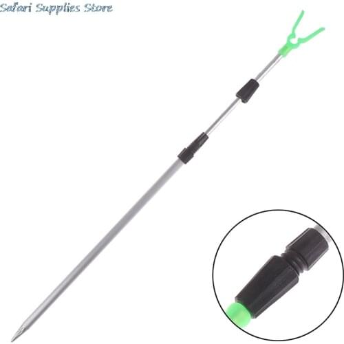 Fishing Rod Holdder Bracket With 2 Sections Adjustable Fishing Rod Stand Holder Rest Bracket Pole Rack V Telescopic Fishing Tool