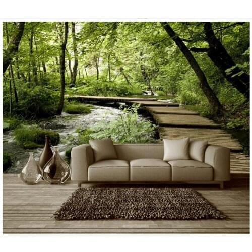 Custom photo wallpaper 3d wall murals Bridges bridge the 3d space background wall papers for living room wallpaper decoration