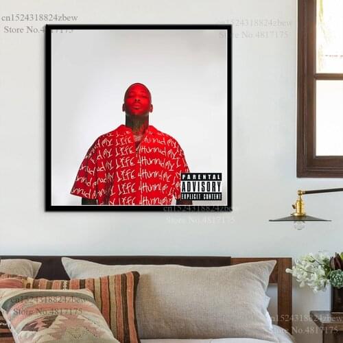 YG Poster Singer Music Album My Krazy Life Still Brazy My Life 4Hunnid Canvas Painting Wall Art Posters and Prints Home Decor