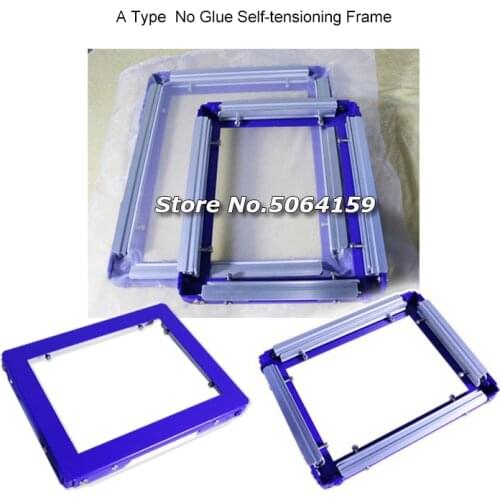Screen Frame Mesh Silk Screen Printing Mesh Stretching Frame Glue Free Stretch Screen Frame