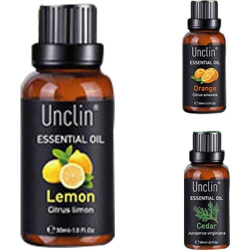 30ml Aromatherapy Plant Extract Essential Oil Orange Mint Cedar Lemon Essential Oil Aroma Oil Skin Care